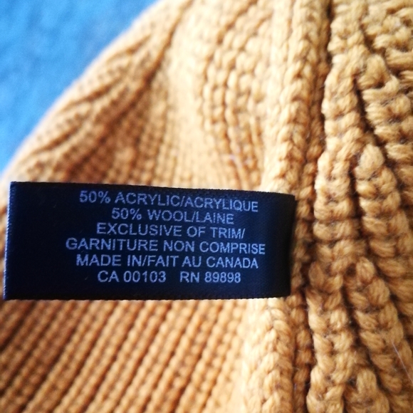 Mustard Knit Beanie - Picture 3 of 3